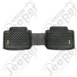 All Terrain Floor Liner, Rear, Black; 05-18 Toyota Tacoma
