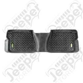 All Terrain Floor Liner, Rear, Black; 07-18 Toyota Tundra