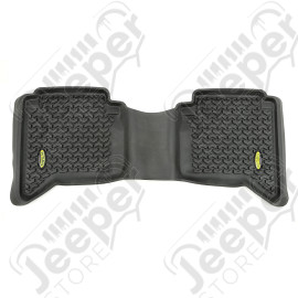 All Terrain Floor Liner, Rear, Black; 12-18 Toyota Hilux Pickup