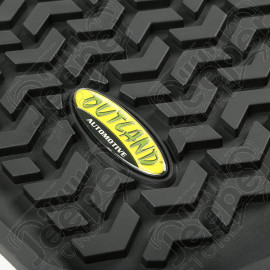All Terrain Floor Liner, 2nd Row, Black; 14-18 Subaru Forester