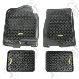 All Terrain Floor Liner Kit, Black; 07-13 Chevrolet/GMC Pickup/SUV
