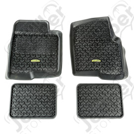 All Terrain Floor Liner Kit, Black; 09-14 Ford F-150 Regular