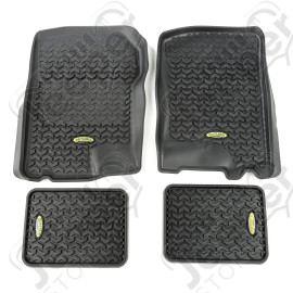 All Terrain Floor Liner Kit, Black; 97-03 F-150 Regular/Extended Cab