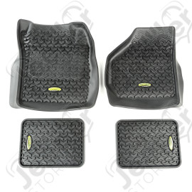 All Terrain Floor Liner Kit, Black; 99-07 F250/350 Reg/Ext/SuperCrew