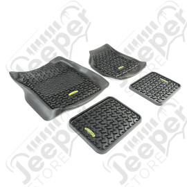 All Terrain Floor Liner Kit, Black; 99-07 F250/350 Reg/Ext/SuperCrew
