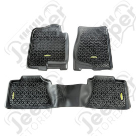 All Terrain Floor Liner Kit, Black; 07-14 Chevrolet/GMC Pickup/SUV
