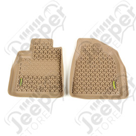 All Terrain Floor Liner, Front Pair, Tan; 07-17 Acadia/Travers/Enclave