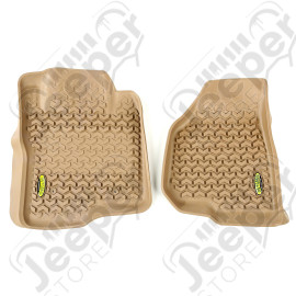 All Terrain Floor Liner, Front Pair, Tan; 11-12 Ford F-250/F-350