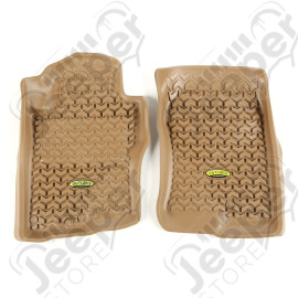 All Terrain Floor Liner, Front Pair, Tan; 05-18 Pathfinder/Xterra