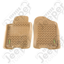 All Terrain Floor Liner, Front Pair, Tan; 12-17 Nissan Armada/Titan