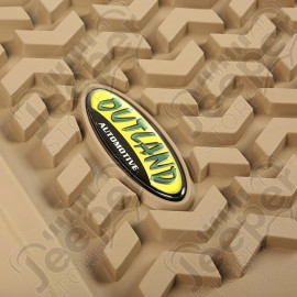 All Terrain Floor Liner, Rear, Tan; 07-13 Silverado/Sierra 1500 Ex