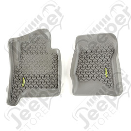 All Terrain Floor Liner, Front Pair, Gray; 14-18 GM SUV/Truck