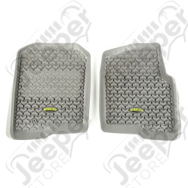 All Terrain Floor Liner, Front Pair, Gray; 04-08 Ford Mark LT/F-150