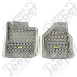 All Terrain Floor Liner, Front Pair, Gray; 08-10 Ford F-250/F-350