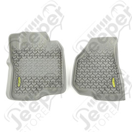All Terrain Floor Liner, Front Pair, Gray; 11-12 Ford F-250/F-350