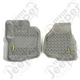 All Terrain Floor Liner, Front Pair, Gray; 12-18 Ford F-250/F-350