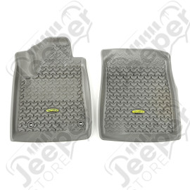 All Terrain Floor Liner, Front Pair, Gray; 12-18 Toyota Sequoia/Tundra