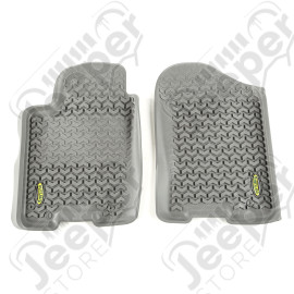All Terrain Floor Liner, Front Pair, Black; 12-18 Nissan Armada/Titan