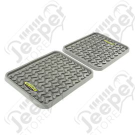 All Terrain Floor Liner, Rear Pair, Gray, Universal