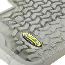 All Terrain Floor Liner, Rear, Gray; 07-17 Acadia/Traverse/Enclave