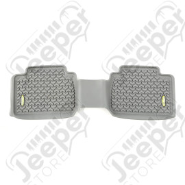 All Terrain Floor Liner, Rear, Gray; 05-18 Toyota Tacoma