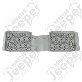 All Terrain Floor Liner, Rear, Gray; 12-18 Nissan Titan
