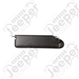 Sun Visor, Right, Black; 03-06 Jeep Wrangler TJ