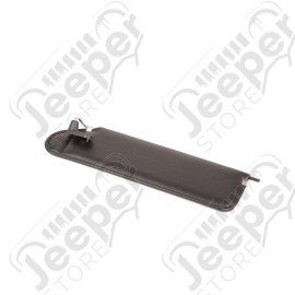 Sun Visor, Left, Black; 03-06 Jeep Wrangler TJ