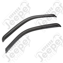 Window Visor Kit, Front, Matte Black; 00-06 Chevrolet Tahoe/Yukon