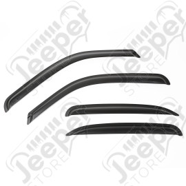 Window Visor Kit, Matte Black; 00-06 Chevrolet Tahoe/Yukon