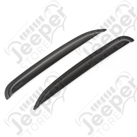 Window Visor Kit, Rear, Matte Black; 00-06 Chevrolet Tahoe/Yukon
