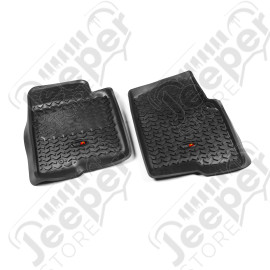 All Terrain Floor Liner, Front Pair, Black; 09-10 F-150 Ext/Reg/SC