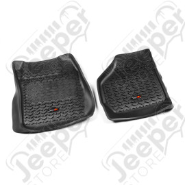 All Terrain Floor Liner, Front Pair, Black; 99-07 F250/350