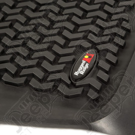 All Terrain Floor Liner, Front Pair, Black; 17-18 Ford F-250