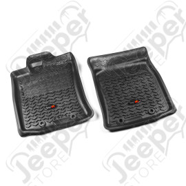 All Terrain Floor Liner, Front Pair, Auto, Black; 12-14 FJ Cruiser