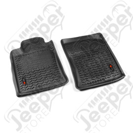 All Terrain Floor Liner, Front Pair, Black; 10-13 Toyota 4Runner