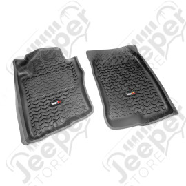All Terrain Floor Liner, Front Pair, Blk; 05-15 Pathfinder/Xterra