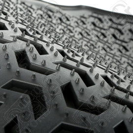 All Terrain Floor Liner, Front Pair, Black; 14-18 Subaru Forester