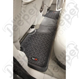 All Terrain Floor Liner, Rear, Black; 99-14 GMC Full-size Pickup/SUV
