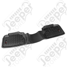 All Terrain Floor Liner, Rear, Black; 07-13 Silverado/Sierra 1500