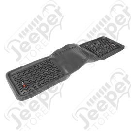 All Terrain Floor Liner, Rear, Black; 97-08 F-150 Ext/SuperCrew