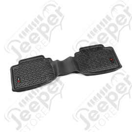 All Terrain Floor Liner, Rear, Black; 05-18 Toyota Tacoma