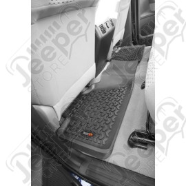 All Terrain Floor Liner, Rear, Black; 05-18 Toyota Tacoma