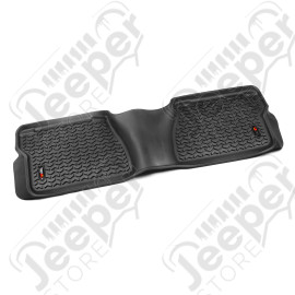 All Terrain Floor Liner, Rear, Black; 12-18 Toyota Tundra