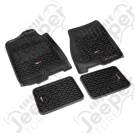 All Terrain Floor Liner Kit, Black; 07-13 Chevrolet/GMC Truck/SUV