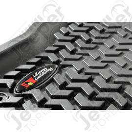 All Terrain Floor Liner Kit, Black; 15-18 Ford F-150