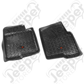 All Terrain Floor Liner Kit, Black; 09-14 Ford F-150 Regular Cab