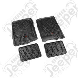 All Terrain Floor Liner Kit, Black; 97-03 Ford F-150