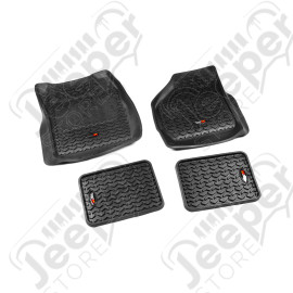 All Terrain Floor Liner Kit, Black; 99-07 F250/350 Reg/Ext/SuperCrew
