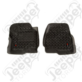 All Terrain Floor Liner Kit, Black; 17-18 Ford F250